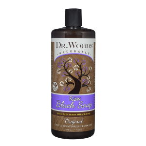 Dr woods raw African black liquid soap